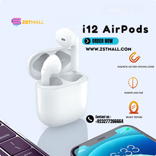 i12 TWS Wireless Airpods