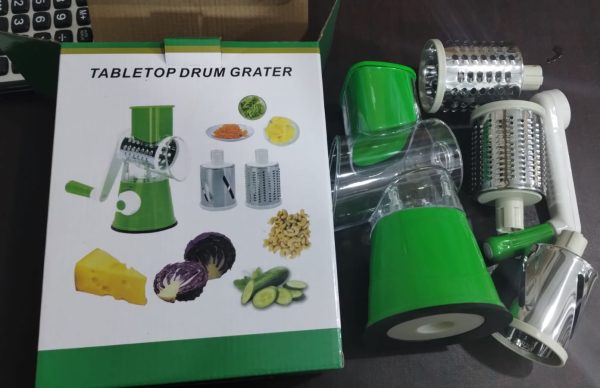 Manual Vegetable Cutter | Multifunctional Rotary Slicer | Kitchen Gadget Food Processor | Random Colors